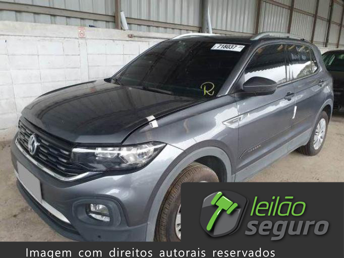 LOTE 081 VOLKSWAGEN T-CROSS HIGHLINE 250 AT 1.4 16V TSI TURBO 2021